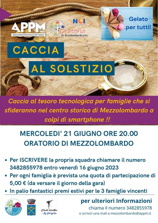 Caccia al solstizio APPM San Giovanni 2023