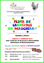 festa carnevale 2012