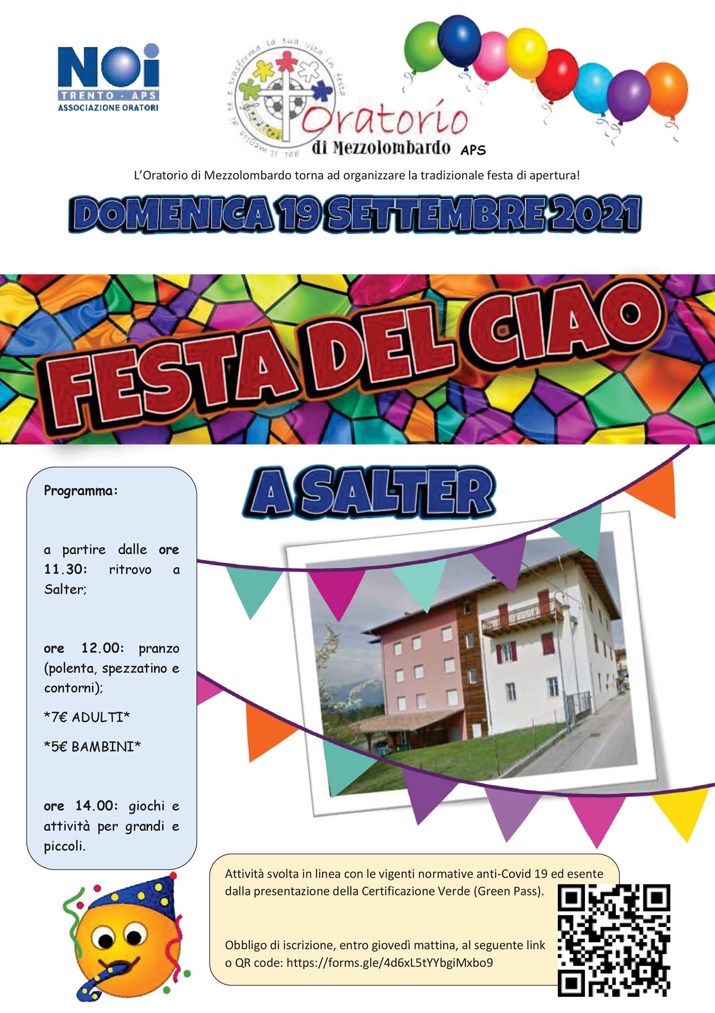 Festa del Ciao Oratorio Salter 2021