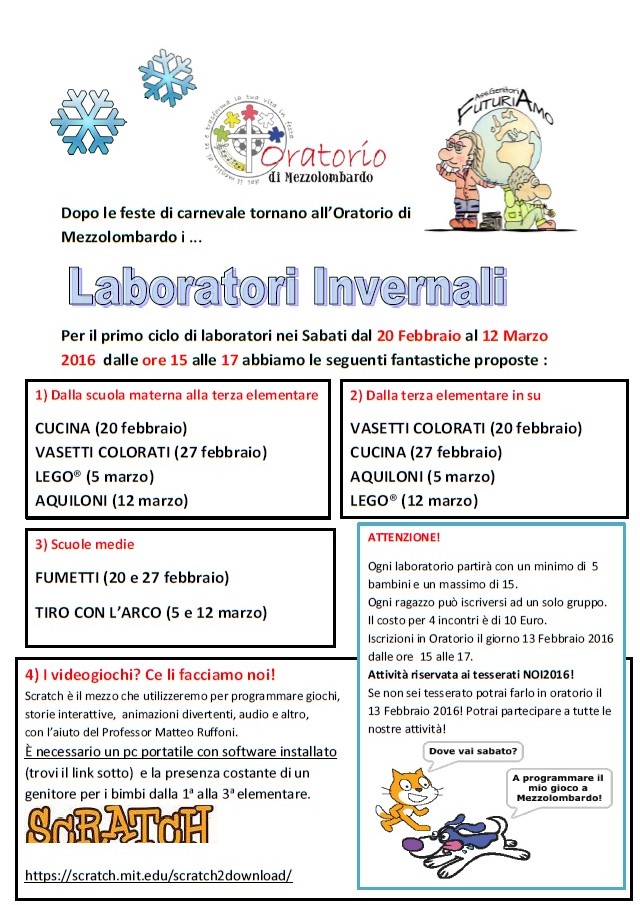 Laboratori Invernali 2016