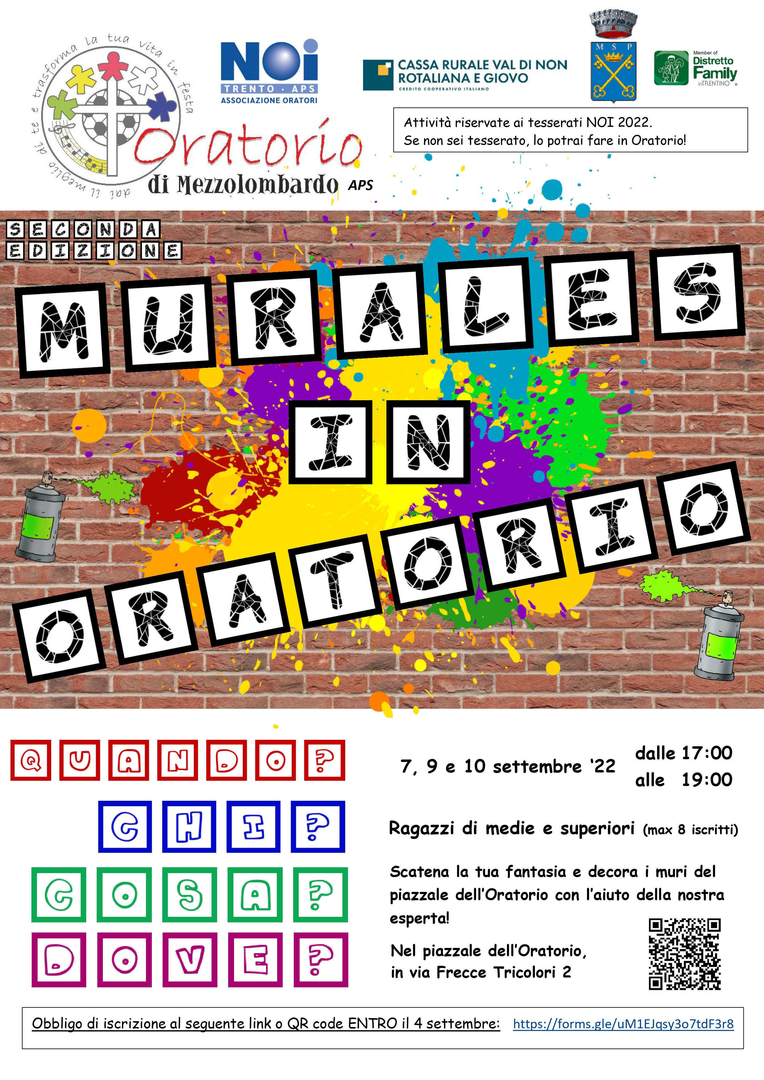 Murales Oratorio estate 2022