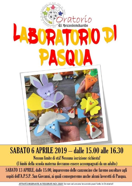 Lavoretto Pasqua 19