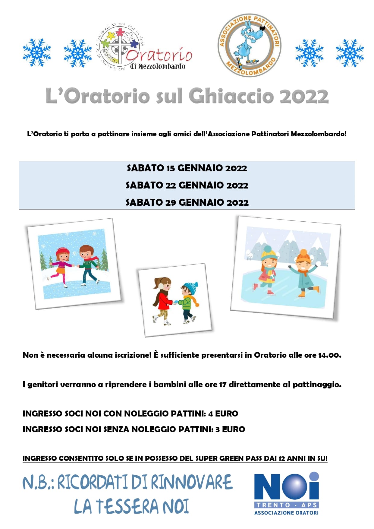 Oratorio sul ghiacchio 2022