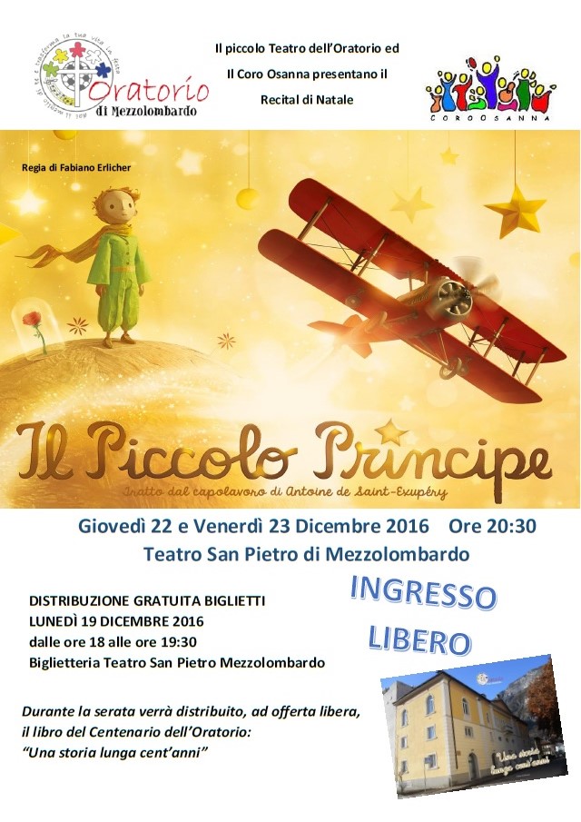 Recital Il Piccolo Principe 2016
